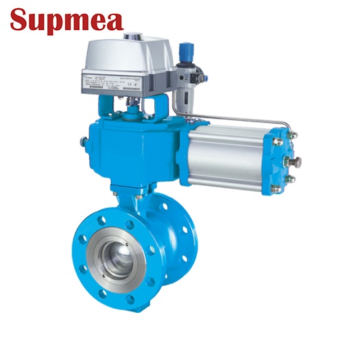 美仪_V型调节阀-气动_ 精准调节流量